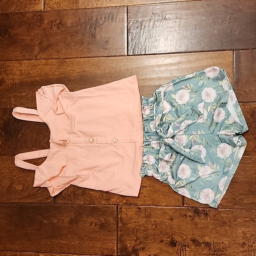 Girls Floral Matching Set